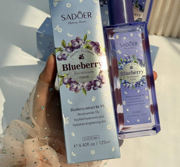 تونر بلوبری حاوی نیکوتین آمید سادور sadoer *